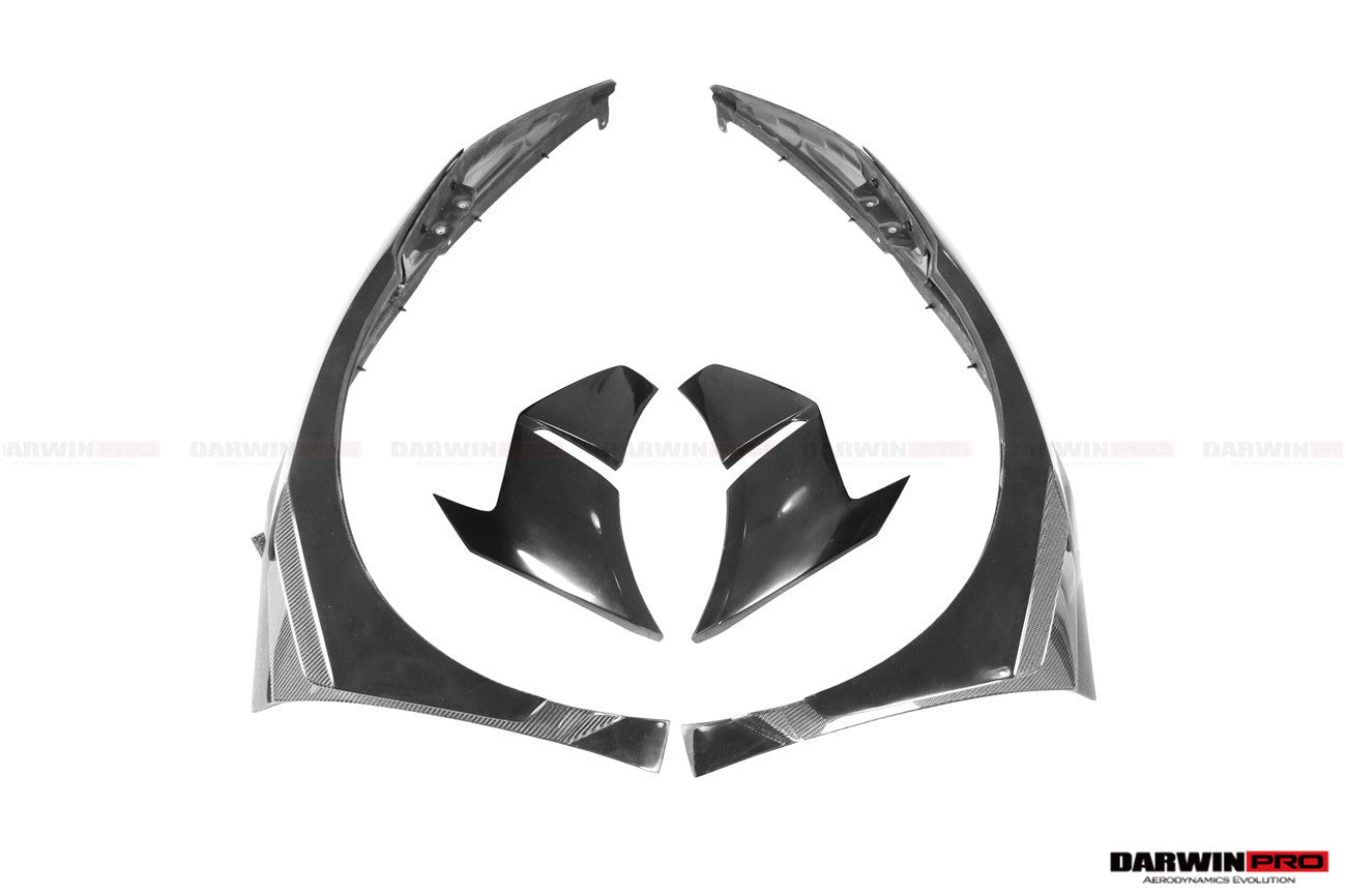 Darwinpro Lamborghini Huracan BKSSII Style Front Wide Fenders (2015-2025)